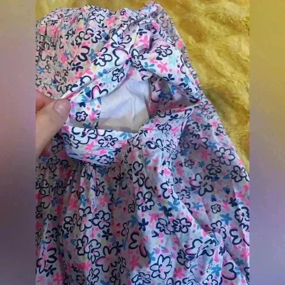 Lilly Pulitzer Womens Novella Tiered Dress Multi Fun Sun Repeat Ditsy Pockets L - Picture 10 of 10